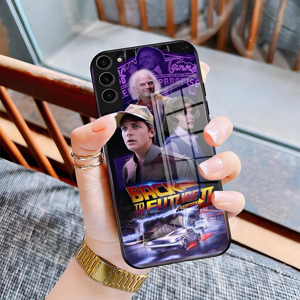 Hot Back To The Future Movie Phone Case For Samsung A25 A13 A33 5G A54 A36 A35 A56 A52 A14 Shockproof Glass Cover