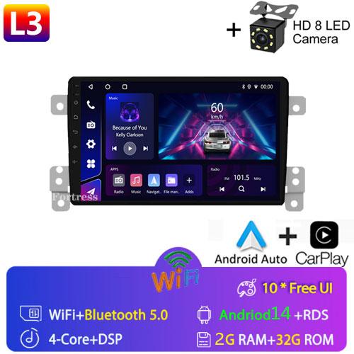 Android 10 Car Radio for Suzuki Grand Vitara 3 2005 2012 2013 2014 2015 Multimedia Player Navigation GPS 2 Din Stereo DVD