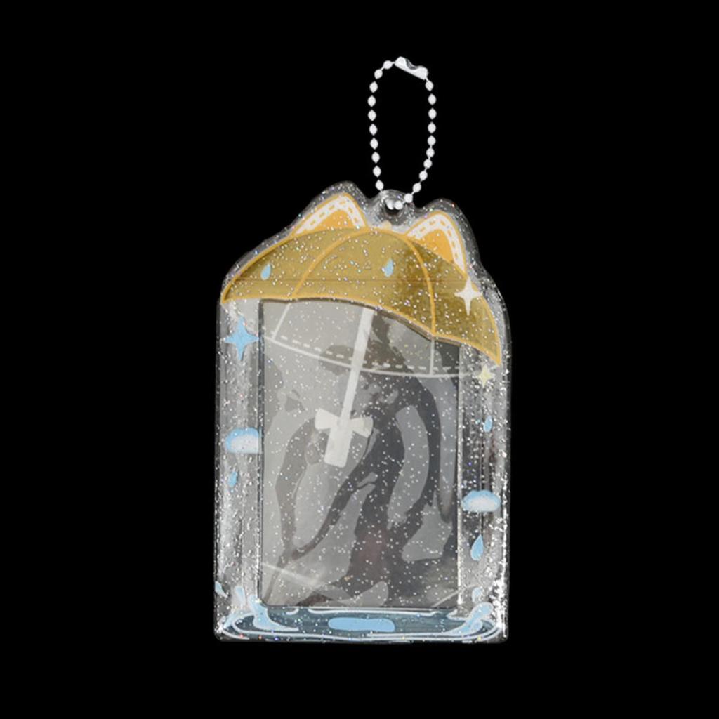 3inch  Photocard Holder with Keychain  Photo Card Sleeves ID Badge Holder Card Protector Mini Album