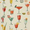 Outdoor Dekostoffe Oxford - Motiv Cocktail | Dx8801