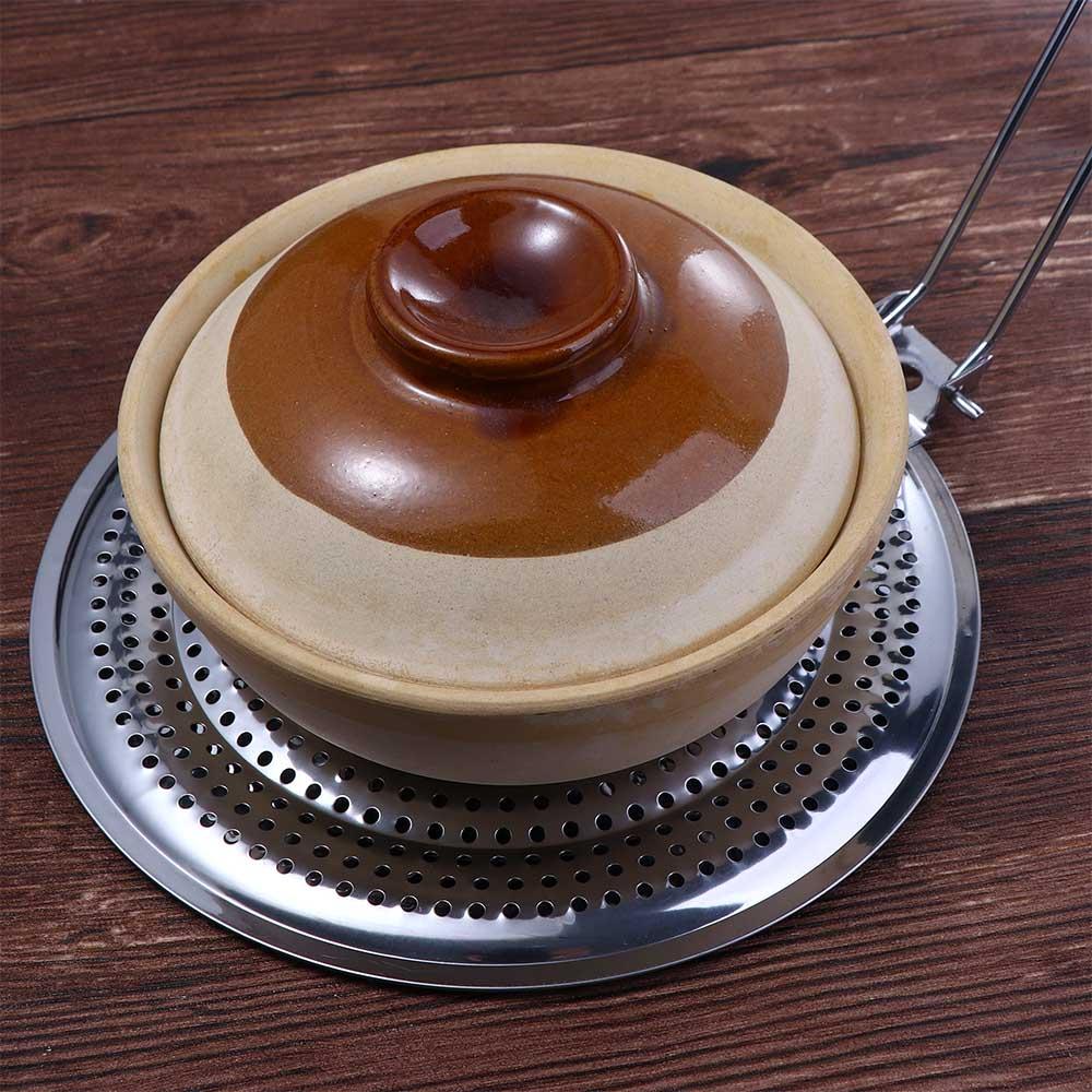 Electric Gas Stove Cooking Milk Hanging Collapsible Coffee Heat Diffuser Reducer Simmer Plate Flame Guard