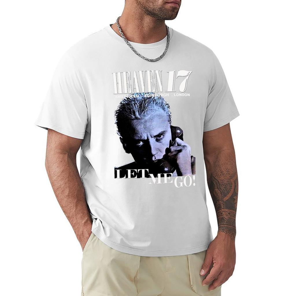 Heaven 17 Let Me Go Single Vynil Art 80s Retro Punk New Wave Band Original Art Tshirt Quick Dry Fishing Tshirt