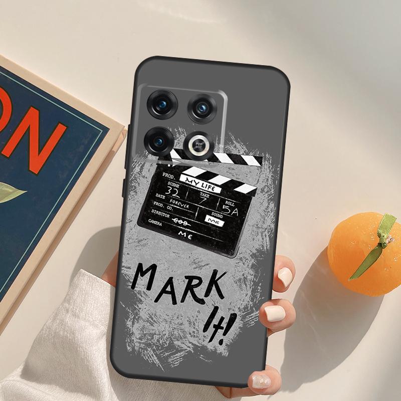Film Movie Maker Clapperboard Take Case For OnePlus 15 13 12 11 13R 12R 10T 8T 13T OnePlus Nord 5 CE 3 2 4 Lite N20 N30 Cover
