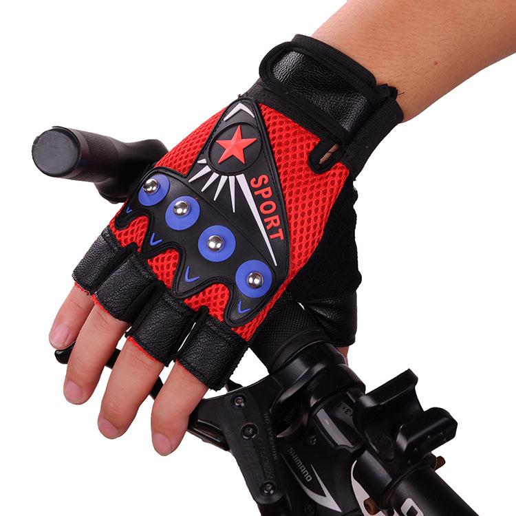 New Cycling Gloves Half Finger Guantes Luvas Motorcycle Bicycle Breathable Anti-slip MTB Bike Fitness Sport Training Glove