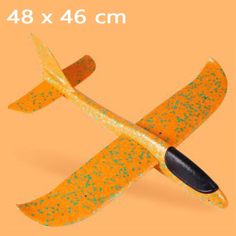48Cm Children Big Foam Aircraft Toy Epp Hand Throw Flight Glider Toy Diy Aircraft Model Resistant Breakout Party Gamegift Toys