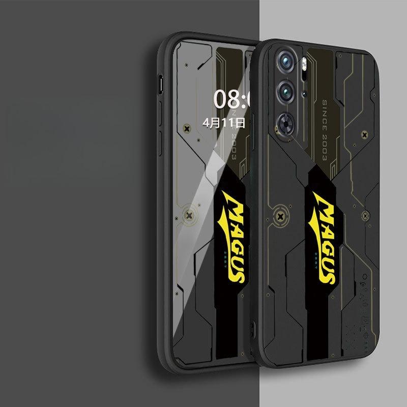 Phone Cases Nubia,Minimalist Mecha Style Silicone Case redmagic 6 / redmagic 6 pro / redmagic 6s pro