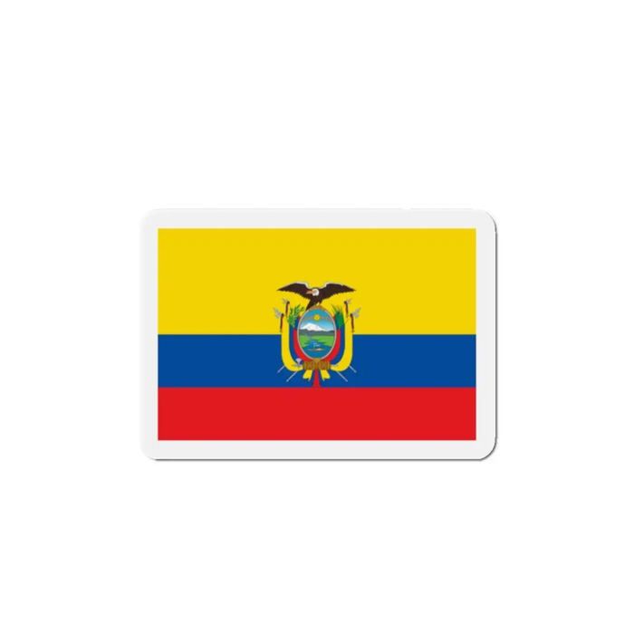 Aimant Drapeau Équateur - Multicolore - 7 cm - 50 pièces - Résine synthétique - Mixte