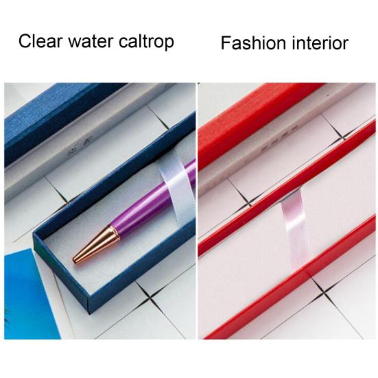 Exquisites Federmäppchen-Futterdesign Papier Sichtbares Transparentes Fenster Stifte Geschenke Etui für Täglich