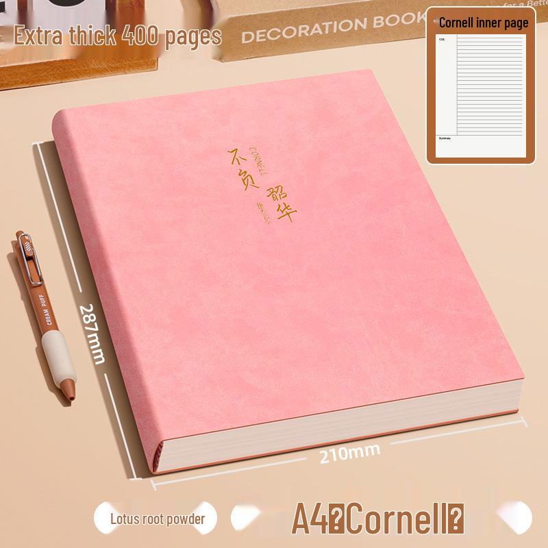 Extra Thick A4 Notebook for Students - Large, Simple Design for High School & University