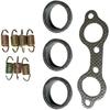 Exhaust Pipe Manifold Gasket Spring Rebuild Kit Replacement Fit For Polaris Ranger XP 800 4x4 EFI 2010-2012 5250091,7041687,7041789