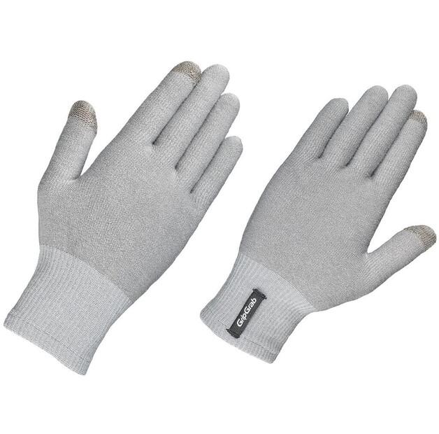 Велосипедные перчатки GripGrab Merino Liner (серый)