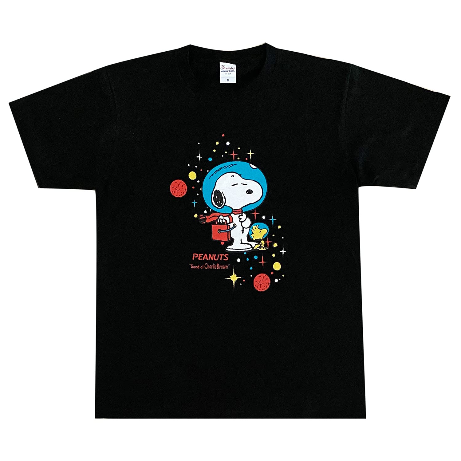 

Футболка PEANUTS Snoopy Nostalgica Astronaut черного цвета размера M SN1174N