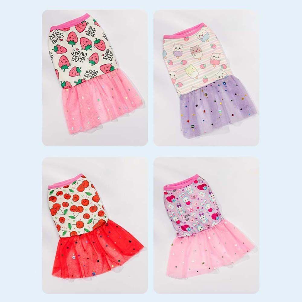 Pet Costume Puppy Cute Princess Skirt Dog Cartoon Skirt Pet Clothes Puppy Costume