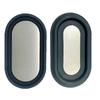 Stainless Steel Oval Bass Vibration Diaphragm, 4x6 Inch, Low Frequency Amplifier