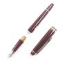 Wspaniały zestaw długopisów MONTBLANC dwóch piór wiecznych Bordeaux złoto 14K męski Używany