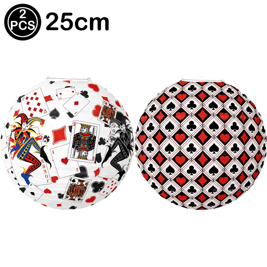 Casino Party Supplies for Men/Adults Poker Paper Plates Cups Napkins Straws for Poker Night Las Vegas Party Decorations