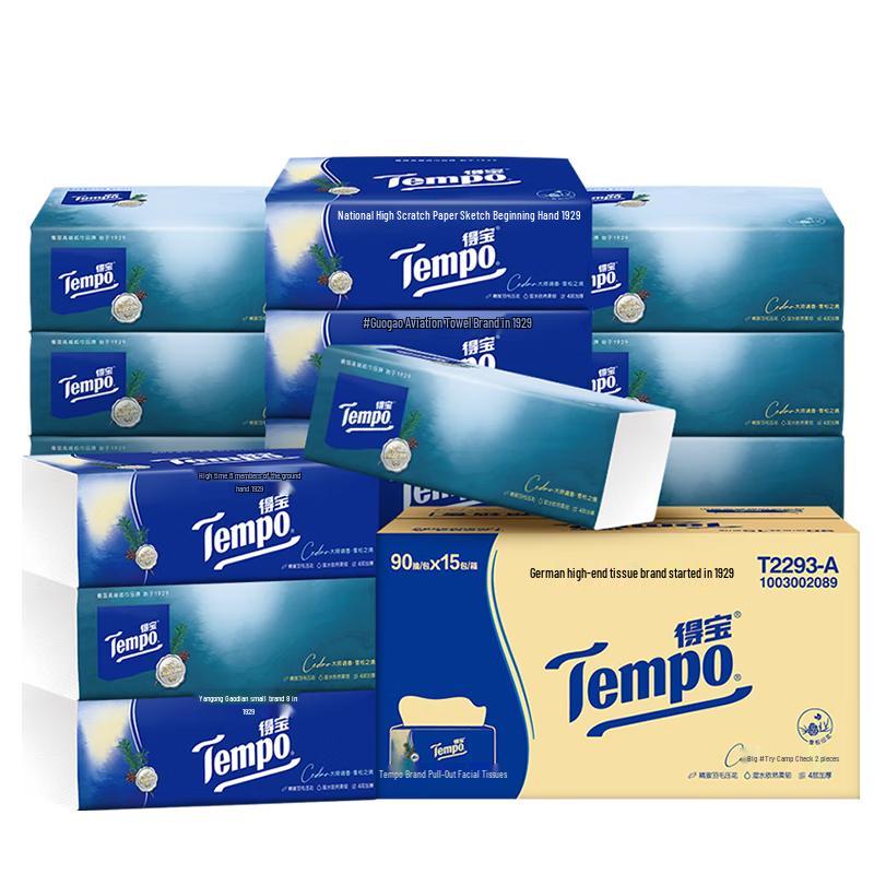 

Tempo 4-Ply Scented Facial Tissues