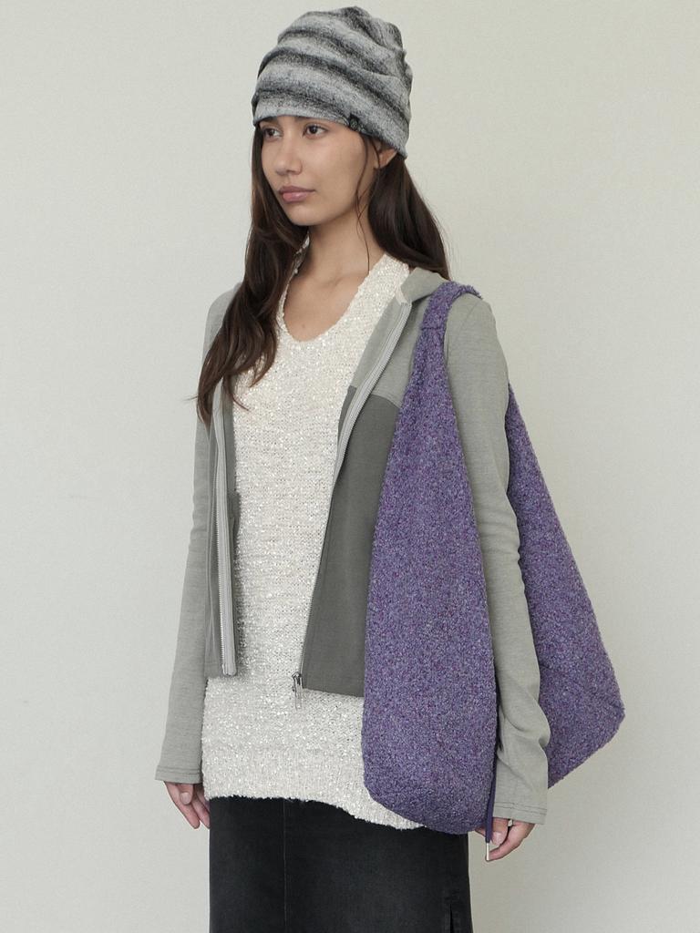 Voor Jeanne Knit Shoulder Bag_Purple