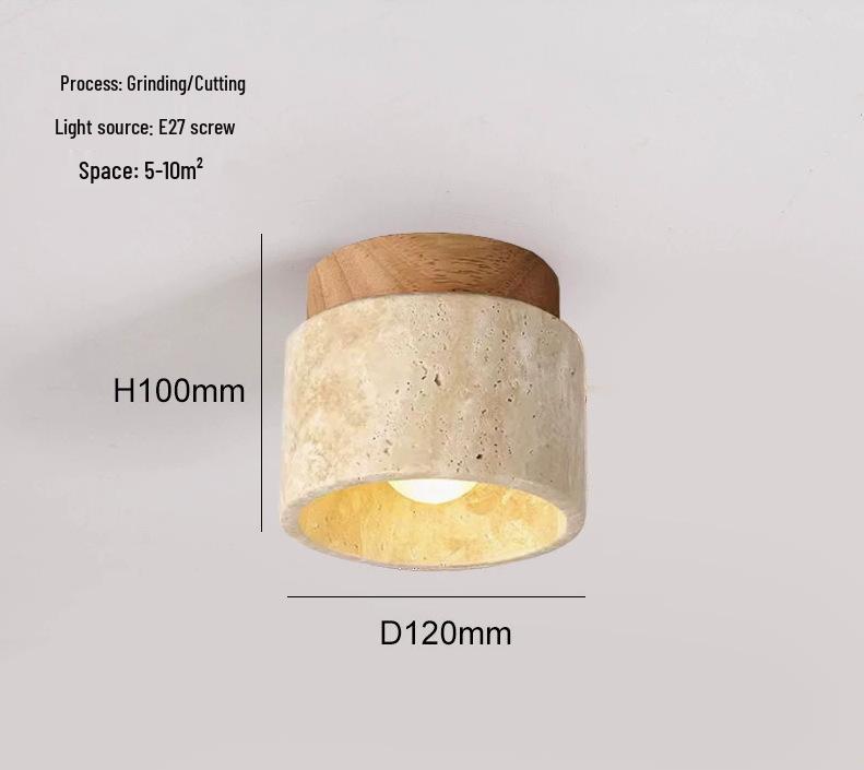 Wabi-Sabi Mid-Century Creme Wandlampe für Schlafzimmer oder Wohnzimmer