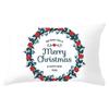 Christmas Simple Print Series Peach Skin Waist Pillowcase Home Sofa Pillowcase Office Pillowcase
