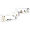 Vidaxl Wall Shelf, 158X18X53 Cm, White, Wood-Based Material