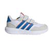 Adidas Run 60s Cf Fashionable Breathable Low-Top Kids Casual Shoes Kids Sneakers White Air-Force-Blue Half-Impact-Orange JH6211