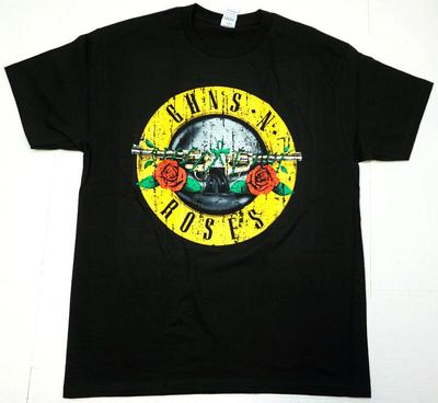 GUNS N ROSES T-shirt Distressed Hard Rock Tee GnR Slash Axl Rose Adult Men's New Unisex T-Shirt