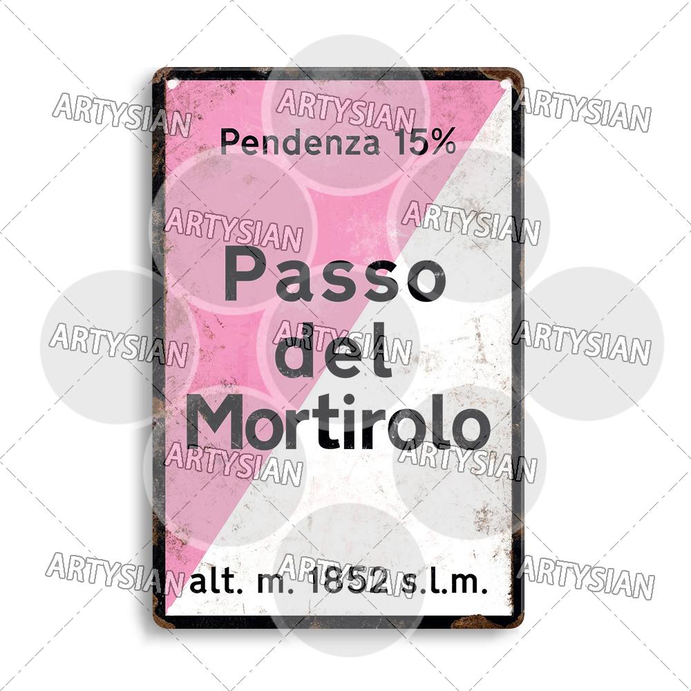 Tour de France Cycling Race Cycling Landmark Metal Plaque Road Signs Croix de FER Madeleine Tourmalet Luz-Ardiden Loze