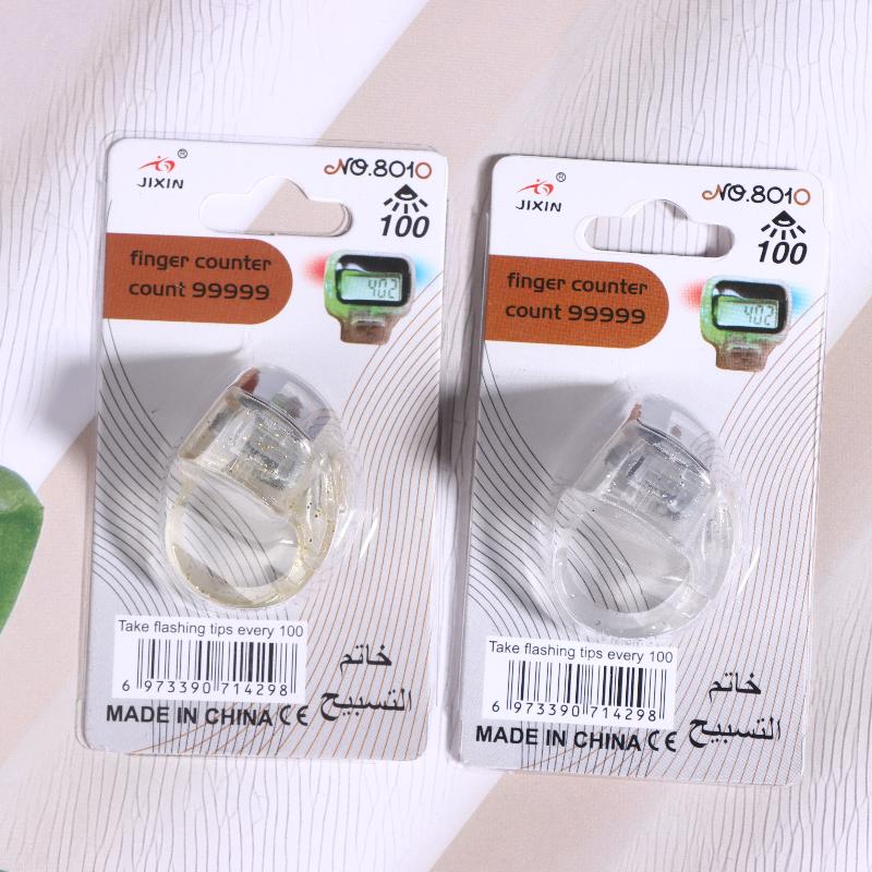 Fingerzähler Klick Manuell Digitaler Klicker Mini LCD Digitaler Hand Zählzähler 100 Blinkender Zähler 5-stellige Nummer Zählung Klicker