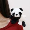 Stuffed Dolls Standing Shoulder Animals Panda Raccoon Magnetic Stuffed Toy  Kids Toy