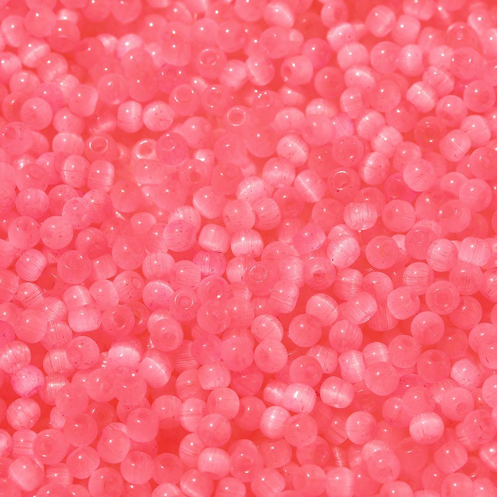 100 Stück/Los 4mm farbige Glas Katzenaugenperlen rund lose Abstandshalterperlen für DIY Schmuckherstellung Halsketten Ohrringe Bastelbedarf