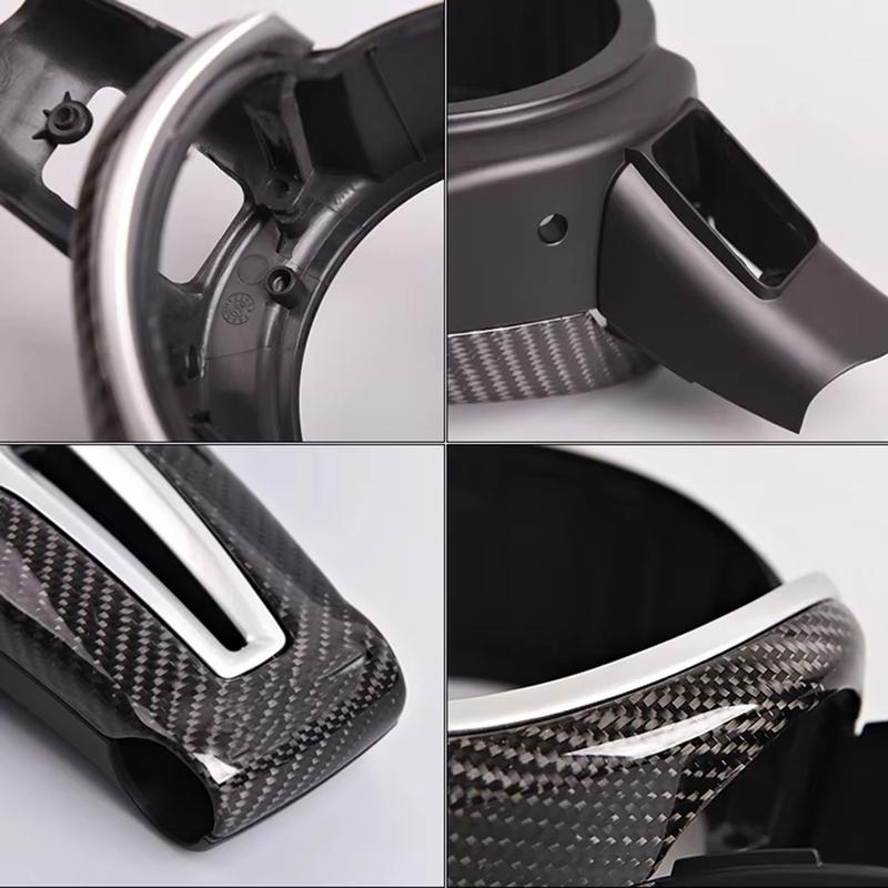 For BMW F30 F10 F20 F48 F25 F32 M3 M6 328M 1 2 3 4 5 6 7 Series Car Steering Wheel Hollow back cover plate Interior Accessory