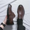 Official Website Hot Selling Retro Business Leather Shoes Versatile Men's Leather Suit Shoes Classic Men's Dress Shoes Elegant