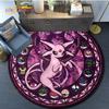 Cartoon Pokemon Round Carpet Fashion Cartoon Pictures Printed Round Area Rugs Parlor Bedroom Floor Mat Anti-slip  Area Rug  Rugs