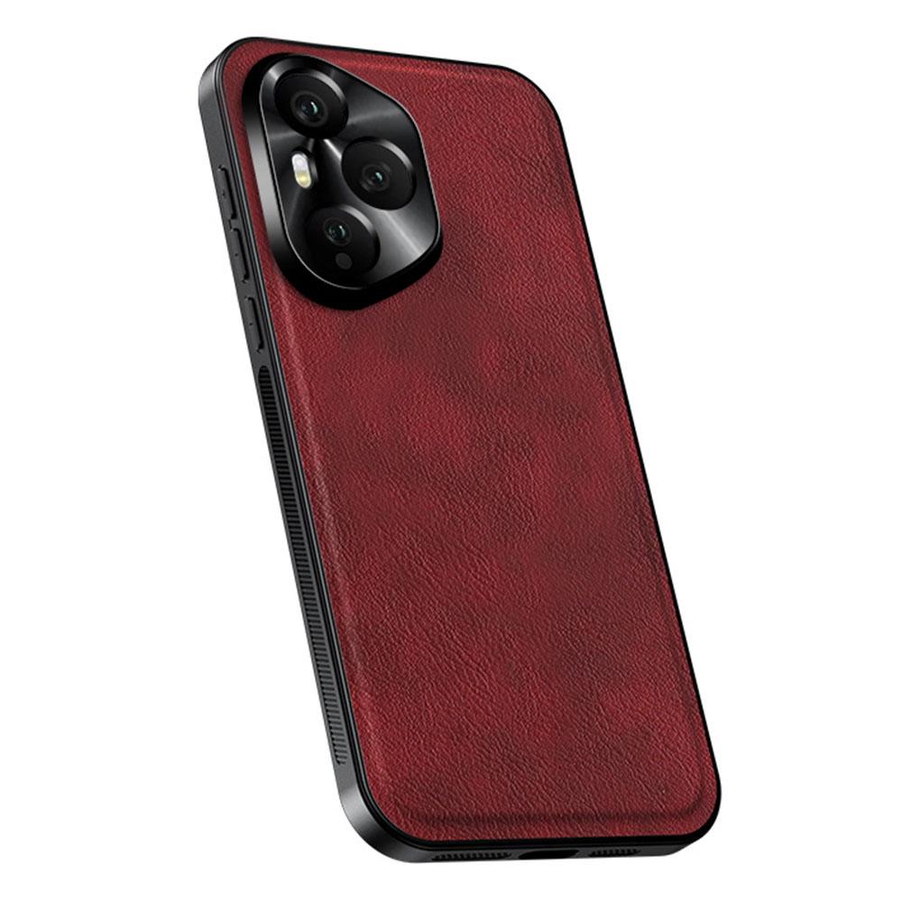 For Honor 400 Pro 5G (Global) Case PU + TPU + PC Phone Back Cover with Metal Lens Frame