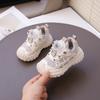 Boys' sneakers 2025 autumn new breathable classmates children's casual fashion dad shoes little girl light shoes