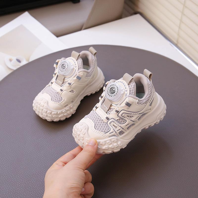 Boys' sneakers 2025 autumn new breathable classmates children's casual fashion dad shoes little girl light shoes