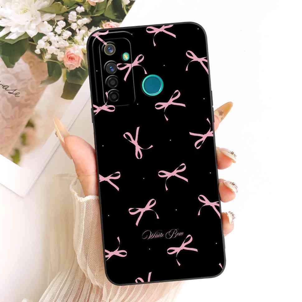 Shockproof Case For Realme 5 Pro Casing Popular Cute Rabbit Soft Matte Cover Realme5 Pro 5Pro RMX1971 RMX1973 Phone Case