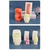 Candle Making Cylinder Candle Molds Silicone DIY 3D Aromatherapy Candle Handmade Gift Soap Clay Crafts Decorations Mold