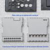 Full Screen Smart Switch Thermostat Parts for Smart Home Floor Heating and Air Conditioning Panel, Plastic Shell.