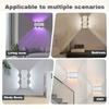 Magnetic Rechargeable Night Light USB Rechargeable Under Cabinet Light RGB Wall Lamp  Hallway