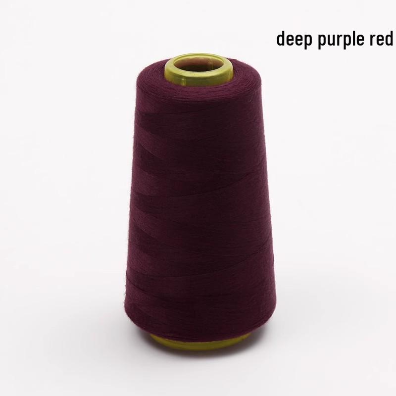 Large Cone of White Polyester Sewing Thread for Machines and Hand Sewing