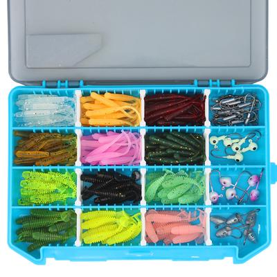 Conjunto de kit de iscas de pesca com 216 peças, iscas de pesca, iscas giratórias, ganchos de gabarito, conjunto de equipamento