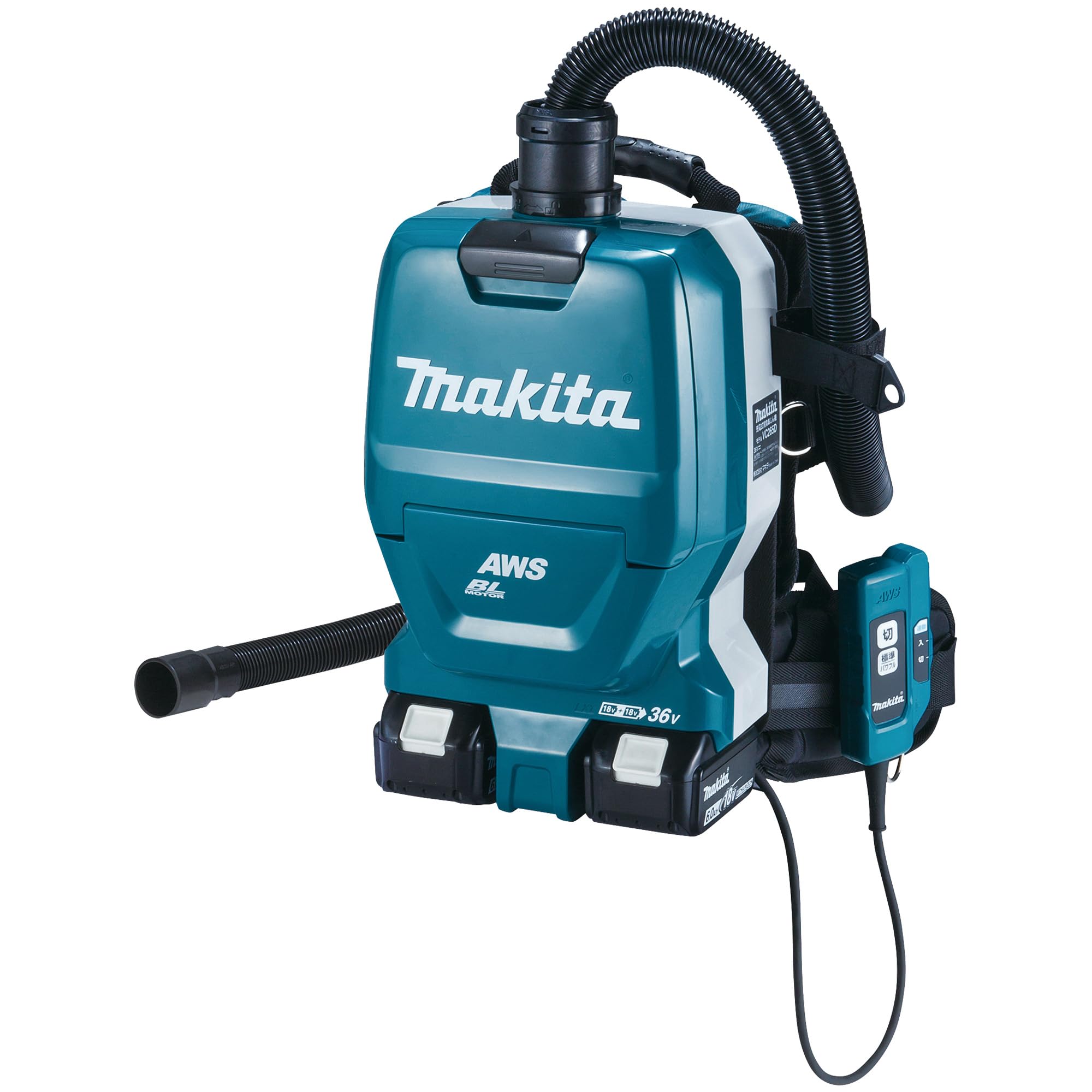 

Акумуляторний рюкзак Makita VC265DZ Пилозбірник 36 В Продається окремо Батарея/Зарядний пристрій/Бездротовий зв’язок