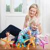 Telescopic Suction Cup Giraffe Toy, Ever Changing Giraffe Educational Stress Relief Toy, Parent-Child Interactive Decompression Toy