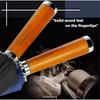 Leodauknow-Wooden Pongee Cloth Umbrella for Men and Women, Windproof, Strong Wind Resistant, Chinese Business, Outdoor, 24k