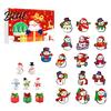 Advent Calendar for Set Kids 24-Day Countdown Christmas Snowman House Decor Xmas Gift Holiday 2D