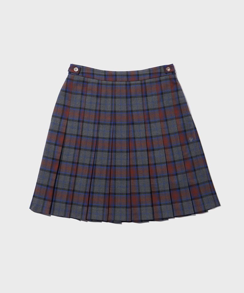 Lagpiswiwedeoweeo Rfh Classic Check Pleats Skirt - 3Color