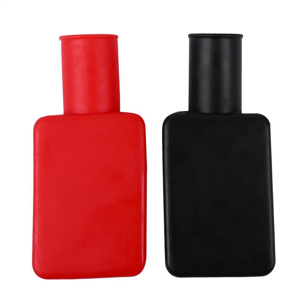 Terminal Insulated Rubber Cover, Terminal Cover, Red and Black, 2 Pack