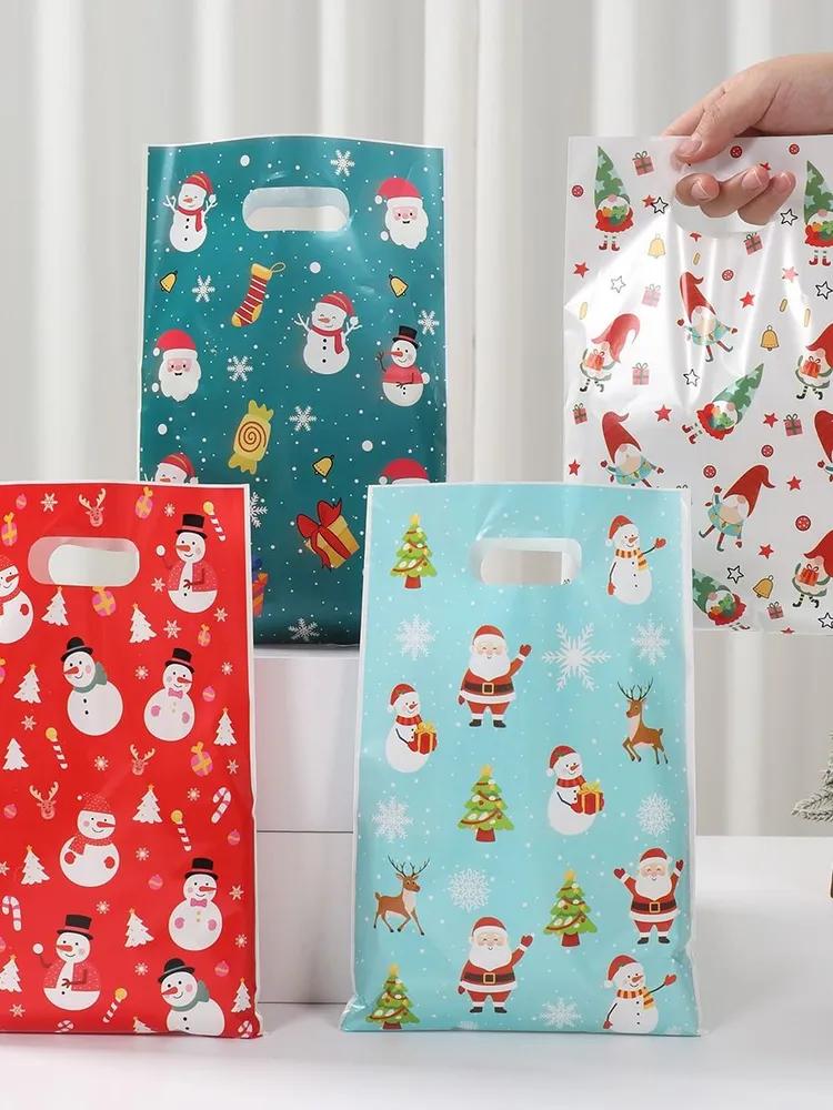 New year gift bag with handles, 16.5 * 25 cm